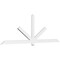Ekena Millwork Kennewick Architectural Grade PVC Gable Bracket, 108"W x 36"H x 2"D x 4"F, 8/12 Pitch GBP108X36X0204KEN00 - alternate 1